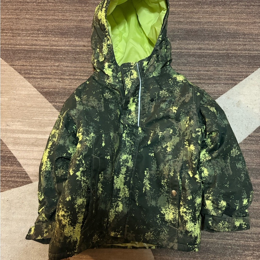 Columbia Kids Green and Yellow